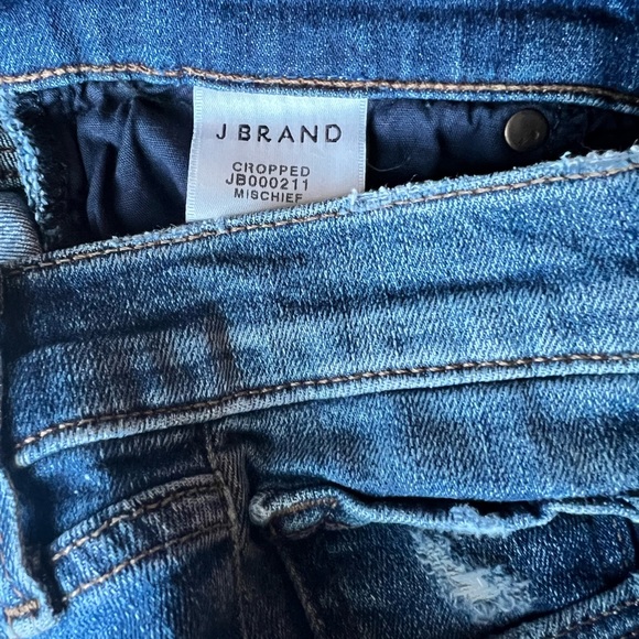 J brand cropped mischief skinny jeans - Picture 6 of 7